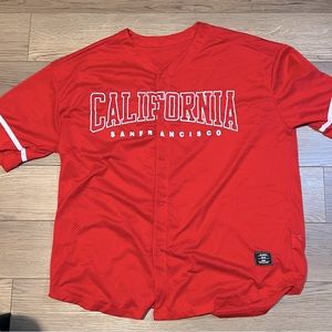 California San Fran Baseball Jersey